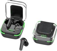 INF Écouteurs Bluetooth 5.4+EDR Intra-auriculaires avec ANC+ENC Réduction du Bruit, Noir, 2 Pièces
