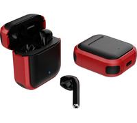 INF Écouteurs Bluetooth 5.4 sans fil avec étui de chargement - Son immersif et autonomie prolongée Rouge