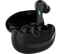 INF Écouteurs Bluetooth noirs : ANC+ENC, IPX4, Longue durée de vie de la batterie, 2 pièces