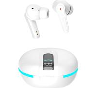INF Écouteurs Bluetooth TWS à Double Micro Anti-Bruit ABS Blanc, 2 Pièces