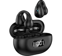 INF Écouteurs sans fil à oreillettes ouvertes Bluetooth 5.2 Noir