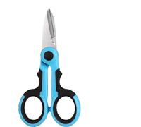 INF Electrician's Shears Professional Stainless Steel Fishing Shears Black + Blue