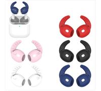 INF Embouts d'écouteurs en silicone multicolores pour AirPods 4 avec crochet d'oreille, anti-poussière et résistants