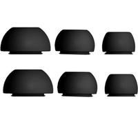INF Embouts d'oreille en silicone pour AirPods Pro - Ensemble de 3 tailles Le noir
