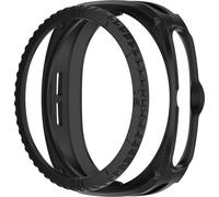 INF Ensemble Coque Armure + Lunette Graduée pour Samsung Watch8 Classic Le noir