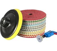 INF Ensemble de 8 disques de meulage diamantés de 4 pouces