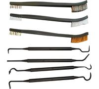 INF Ensemble de brosses de nettoyage 4 crochets et 3 brosses