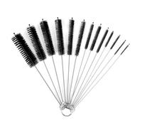 INF Ensemble de brosses de nettoyage efficaces et polyvalentes, paquet de 13, pour paille de biberon Le noir