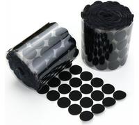INF Ensemble de fixations auto-agrippantes rondes Le noir S