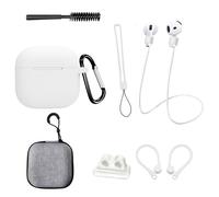 INF Ensemble de huit étuis blancs pour AirPods 4e génération