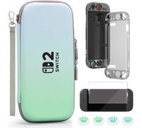 INF Ensemble de sacoche de transport pour Switch 2 Bleu clair + vert