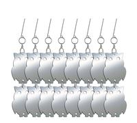 INF Ensemble de suspension réfléchissant en acrylique, 8 pièces, hibou