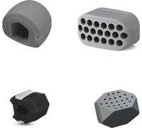 INF Entraîneur de mâchoire en silicone, pack de 4 Gris