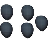 INF Éponges de maquillage Finger Puff, paquet de 5 Le noir
