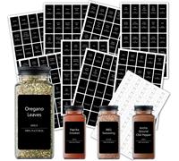 INF Étiquettes pour boîtes à épices - noires