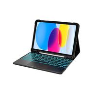 INF Étui de clavier noir avec pavé tactile pour iPad 9.7/Pro 9.7/Air 2