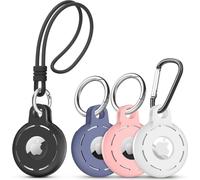 INF Étui de protection en silicone pour AirTag Apple Multicolore Paquet de 4