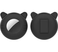 INF Étui de protection en silicone pour Apple AirTag Le noir