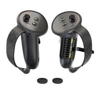 INF Étui de protection en silicone pour manette Meta Quest 3 Le noir