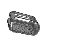 INF Étui de protection en TPU pour enceinte Bluetooth JBL GO4, anti-choc Le noir