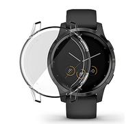 INF Étui de protection montre pour Garmin Vivoactive 4S 40mm, résistant aux chocs, TPU transparent