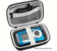 INF Étui de protection pour appareil photo numérique compact - Noir - Compatible Sony, Panasonic, Samsung, Nikon, Casio, Canon, Fuji
