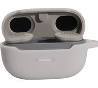 INF Étui de protection pour écouteurs Bluetooth avec mousqueton Blanc