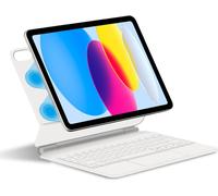 INF Étui de protection pour iPad avec clavier Bluetooth Blanc iPad 10 10.9