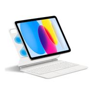 Étui de protection pour iPad avec clavier Bluetooth White iPad 10 10.9
