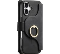 INF Étui portefeuille pour iPhone 15 avec anneau et support