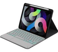 INF Étui pour iPad Air 2 avec clavier rétroéclairé et pavé tactile Noir blanc iPad Pro 12,9 pouces
