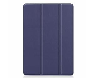 INF Étui pour Tablette pour iPad 10,2/10,5", étui de Protection, Support pour iPad avec Angles réglables, Mode Veille/réveil Automatique, 1 étui pour iPad (Bleu foncé)