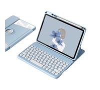 INF Étui rotatif à 360° avec clavier Bluetooth pour Xiaomi Pad 7/7 Pro 11.2"" (2024) - Bleu/Bleu Marine