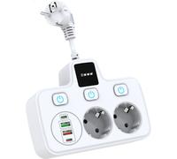 INF Fast charging extension cable BKL-503 for EU white (câble de recharge rapide pour l'UE)