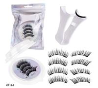 INF Faux cils magnétiques avec applicateur - CT13-3 (2 paires)