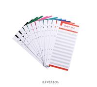 INF Feuilles budgétaires A6 Multicolore