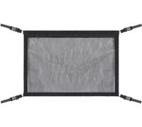 INF Filet de rangement pour plafond de voiture en polyester et maille 90x65 cm noir
