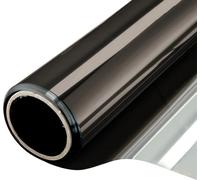 INF Film de fenêtre pour protection visuelle et solaire avec effet miroir 44.5x200 cm Noir