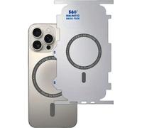 INF Film de protection arrière 360° magnétique compatible avec iPhone 14 Pro Max - Finition mate