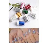 INF Film pour ongles 10 rouleaux Multicolore