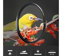 INF Filtre polarisant CPL pour appareil photo, verre optique, plusieurs tailles 37 mm