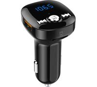 INF FM car transmitter - Adaptateur Bluetooth avec chargeur de voiture QC3.0