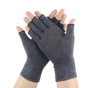 INF Gants de compression contre l'arthrite, gants d'arthrose, bandage pour les mains pour tendinites et arthrite (taille L) gris