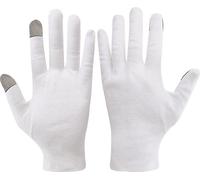 INF Gants en coton compatibles avec les écrans tactiles à deux doigts