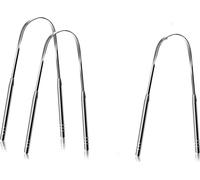 INF Gratte-langue en acier inoxydable 3-pack Silver