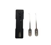 INF Gravity Pick 12, outil multifonction pour une utilisation en extérieur et au quotidien, compact et portable, 8 cm x 2,2 cm x 1,3 cm, léger en ABS et fer, format de poche pour la randonnée, le