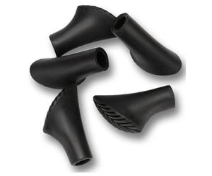 Inf H1-Ncsjs09-11d Accessoire De Ski, De Trekking Et De Bâtons De Marche 6 Pièces Noir Caoutchouc Thermoplastique (Tpr) Bâton De Marche Noir