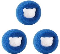 INF Hair Removal Wash Ball Blue 3-pack