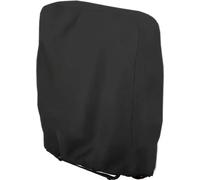 INF Housse de chaise pliante avec sac de rangement - Noir - Tissu Oxford 210D
