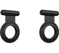INF Housse de protection en silicone pour AirTag - pack de 2 Noir